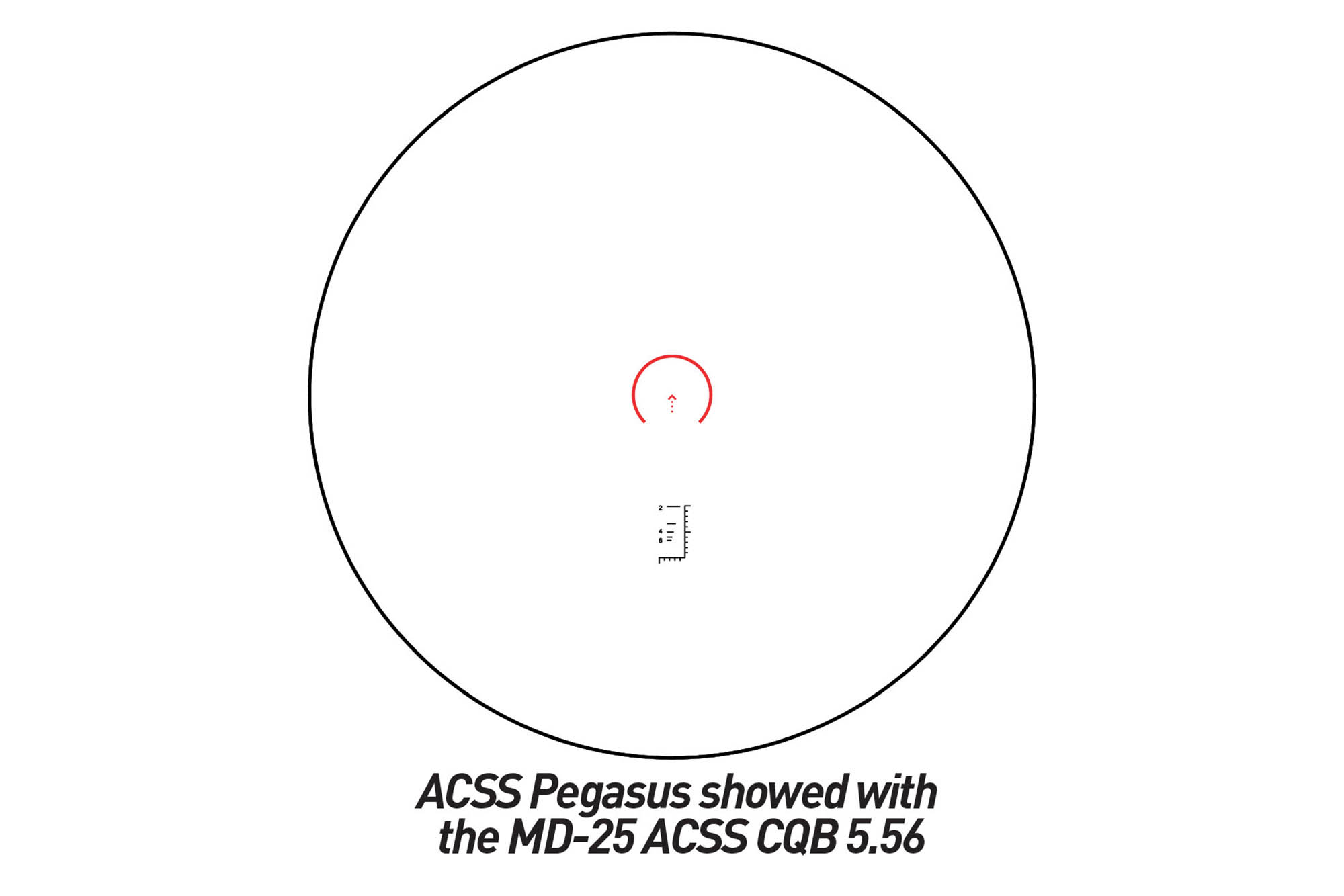 Primary Arms SLx 3X Micro Magnifier - ACSS Pegasus Ranging Reticle